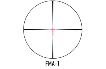 Image of March Scopes Normal Turrets 3-24x42mm Rifle Scope, 30mm Tube, First Focal Plane, FMA-1 Reticle, MOA, Black, D24V42FIMANFMA-1 Reticle