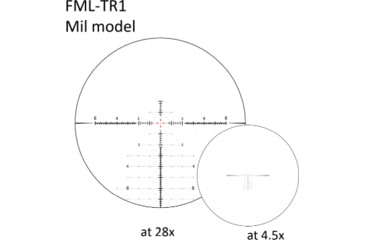 Image of March Scopes Wide Angle 4.5-28x52mm Rifle Scope With Lockable Shuriken Turrets, 34mm Tube, First Focal Plane, FML-TR1 Reticle, Black, DE0386