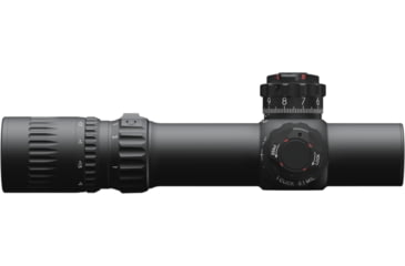 Image of March Scopes Shorty MIL 1-10x24mm Riflescope with Shuriken lockable turrets, DR-1F Reticle, Black, Black, D10SV24FLXDR-1F