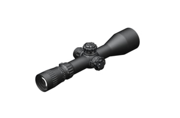 Image of March Scopes Wide Angle 4.5-28x52mm Rifle Scope With Lockable Shuriken Turrets, 34mm Tube, First Focal Plane, FML-PDKI Reticle, Black, D28HV52WFIMLX (PDKI Reticle)
