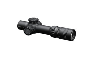 Image of March Scopes Tactical Turret Shorty Rifle Scope, 1X-10X24mm, FFP, FMC-1 Reticle, w/ 6-level Illumination, Black, NSN None, D10SV24FIML FMC-1 Reticle