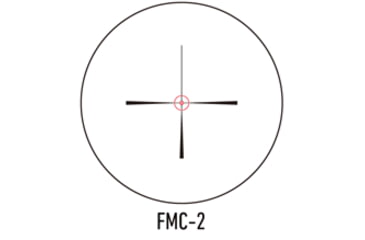 Image of March Scopes Tactical Turret Shorty Rifle Scope, 1X-10X24mm, FFP, FMC-2 Reticle, With 6-level Illumination, Black, NSN None, D10SV24FIML FMC-2 Reticle