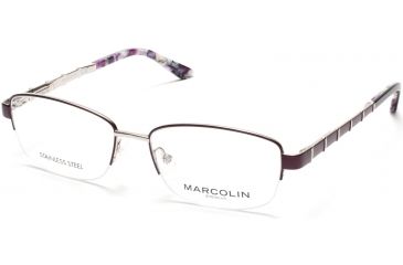 Image of Marcolin MA5015 Eyeglass Frames - Matte Lilac Frame Color