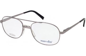 Image of Marcolin MA6804 Eyeglass Frames - Shiny Gun Metal Frame Color