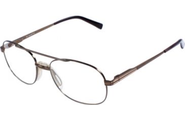 Image of Marcolin MA6804 Eyeglass Frames - Shiny Dark Brown Frame Color