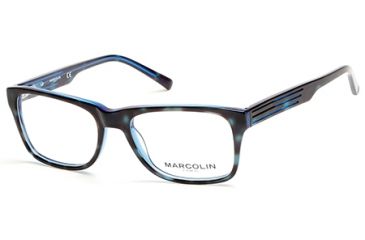 Image of Marcolin MA6819 Eyeglass Frames - Blue Frame Color