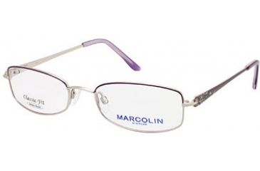 Image of Marcolin MA7306 Eyeglass Frames - Violet Frame Color