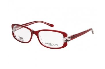 Image of Marcolin MA7309 Eyeglass Frames - Violet Frame Color