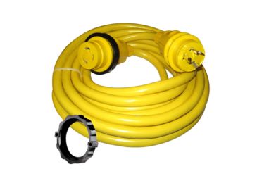 Image of Marinco 30 Amp Power Cord Plus Cordset - 35' - Yellow 56181