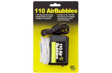 Image of Marine Metal Products 110 Air Bubbles w/Tube and Airstone, Black, A-1