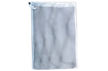 Image of Marine Sports Chum Drawstring 15inx22in Bag White With Small 1/4in Mesh, 4703WT