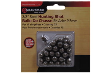 Image of Marksman 3138Slingshot Steel Shot 1/4 75 Pack