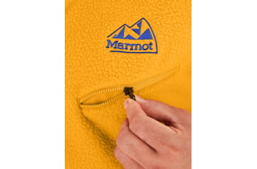 Image of Marmot 94 E.C.O. Recycled Fleece - Mens, Golden Sun/Trail Blue, Extra Large, M14196-23231-XL