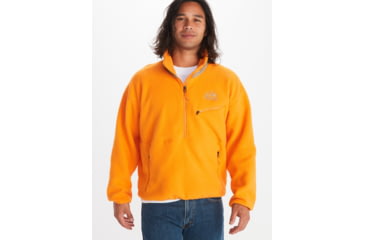 Image of Marmot 94 E.C.O. Recycled Fleece - Mens, Orange Pepper/Vetiver, Extra Large, M14196-21735-XL