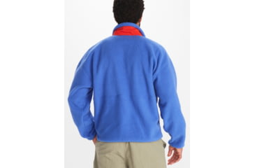 Image of Marmot 94 E.C.O. Recycled Fleece - Mens, Trail Blue/Victory Red, Small, M14196-21743-S