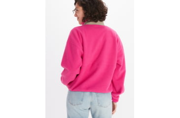 Image of Marmot 94 E.C.O. Recycled Fleece - Womens, Fuchsia Red/Vetiver, Small, M14197-21721-S
