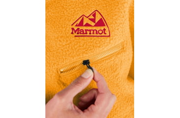 Image of Marmot 94 E.C.O. Recycled Fleece - Womens, Golden Sun/Team Red, Medium, M14197-23230-M
