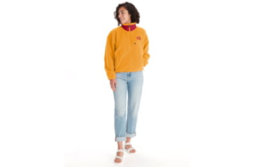 Image of Marmot 94 E.C.O. Recycled Fleece - Womens, Golden Sun/Team Red, Medium, M14197-23230-M
