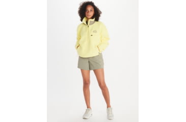 Image of Marmot 94 E.C.O. Recycled Fleece - Womens, Light Yellow/Vetiver, Small, M14197-21730-S