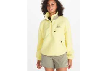Image of Marmot 94 E.C.O. Recycled Fleece - Womens, Light Yellow/Vetiver, Small, M14197-21730-S