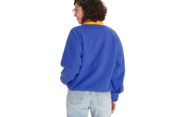 Image of Marmot 94 E.C.O. Recycled Fleece - Womens, Trail Blue/Golden Sun, Extra Large, M14197-23244-XL