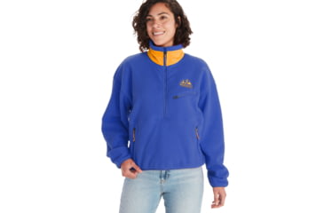 Image of Marmot 94 E.C.O. Recycled Fleece - Womens, Trail Blue/Golden Sun, Extra Large, M14197-23244-XL