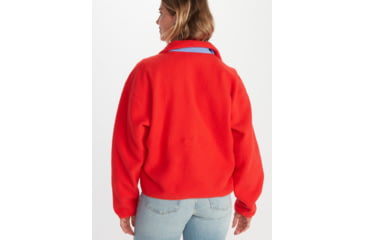 Image of Marmot 94 E.C.O. Recycled Fleece - Womens, Victory Red/Getaway Blue, Small, M14197-21749-S