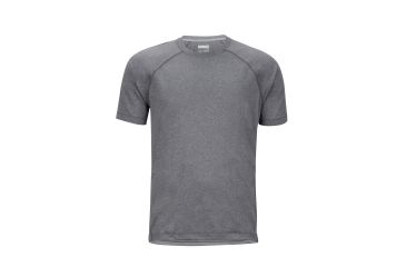 Image of Marmot Accelerate Short Sleeve T-Shirt - Mens, Grey Storm Heather, Extra Large 53550-1870-XL
