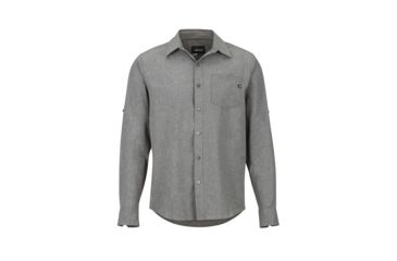 Image of Marmot Aerobora Long Sleeve Top - Mens, Cinder, Small, 42110-1415-S