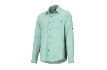 Image of Marmot Aerobora Long Sleeve - Mens, Pond Green, Extra Large, 42110-4570-XL