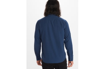 Image of Marmot Aerobora Long Sleeve Top - Mens, Arctic Navy, Large, M14089-2975-L