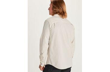 Image of Marmot Aerobora Long Sleeve Top - Mens, Moonbeam, Large, 42110-7384-L