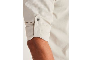 Image of Marmot Aerobora Long Sleeve Top - Mens, Moonbeam, Large, 42110-7384-L