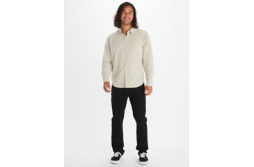 Image of Marmot Aerobora Long Sleeve Top - Mens, Sandbar, Large, M14089-7829-L