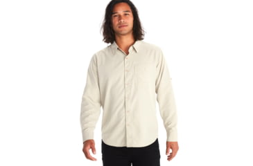 Image of Marmot Aerobora Long Sleeve Top - Mens, Sandbar, Large, M14089-7829-L