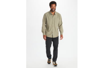 Image of Marmot Aerobora Long Sleeve Top - Mens, Vetiver, Medium, M14089-21543-M