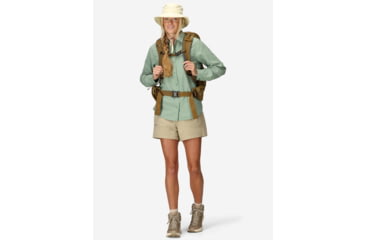 Image of Marmot AirExchange SolarShield LS Shirt - Womens, Agate Green, XL, M16056-24373XL