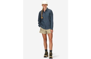 Image of Marmot AirExchange SolarShield LS Shirt - Womens, Thunderhead, L, M16056-24369L