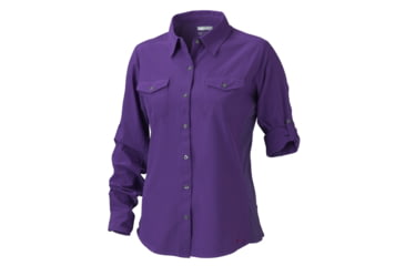 Image of Marmot Annika Long Sleeve Shirt - Women's-Deep Purple-Small