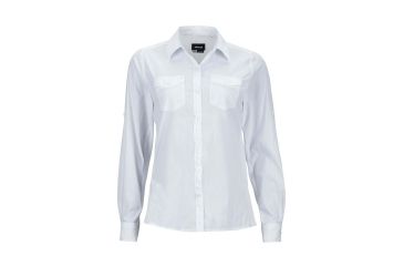 Image of Marmot Annika Long Sleeve Shirt - Womens, White, Extra Small 56300-080-XS