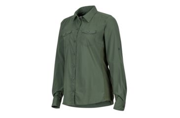 Image of Marmot Annika Long Sleeve Shirt - Womens, Crocodile, Small 56300-4764-S