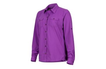 Image of Marmot Annika Long Sleeve Shirt - Womens, Bright Violet, Extra Small 56300-6238-XS