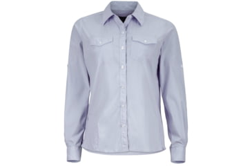 Image of Annika Long Sleeve Shirt - Womens-Lavender Haze-X-Small
