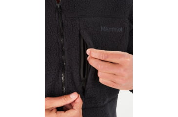 Image of Marmot Aros Fleece 1/2 Zip - Mens, Black, Extra Large, M13207-001-XL