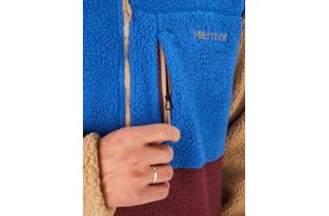 Image of Marmot Aros Fleece 1/2 Zip - Mens, Dark Azure/Port Royal/Shetland, Large, M13207-20740-L
