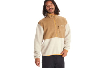 Image of Marmot Aros Fleece 1/2 Zip - Mens, Shetland/Sandbar, Medium, M13207-19687-M