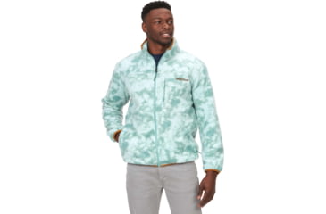 Image of Marmot Aros Printed Fleece Jacket - Mens, Blue Agave Ice Dye, Small, M14920-22398-S