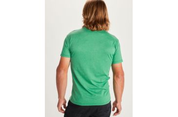Image of Marmot Ascender Short Sleeve T-Shirt - Mens, Green Heather, Large, 41480-8551-L