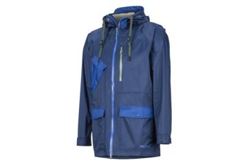 Image of Marmot Ashbury PreCip Eco Jacket - Mens, Arctic Navy/Surf, Small, 31650-3892-S