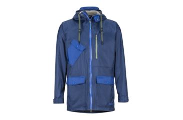 Image of Marmot Ashbury PreCip Eco Jacket - Mens, Arctic Navy/Surf, Small, 31650-3892-S